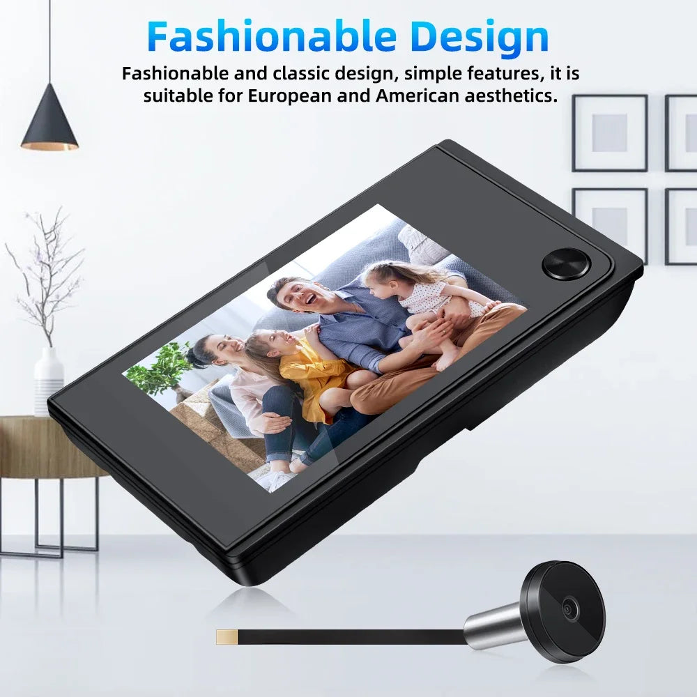 Awapow Wireless Door Peephole Camera 3.5 Inch Digital Door Viewer Doorbell 120° LCD Screen Monitor Home Security No Need WiF…