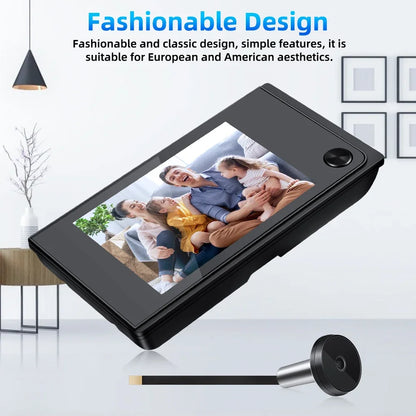 Awapow Wireless Door Peephole Camera 3.5 Inch Digital Door Viewer Doorbell 120° LCD Screen Monitor Home Security No Need WiF…