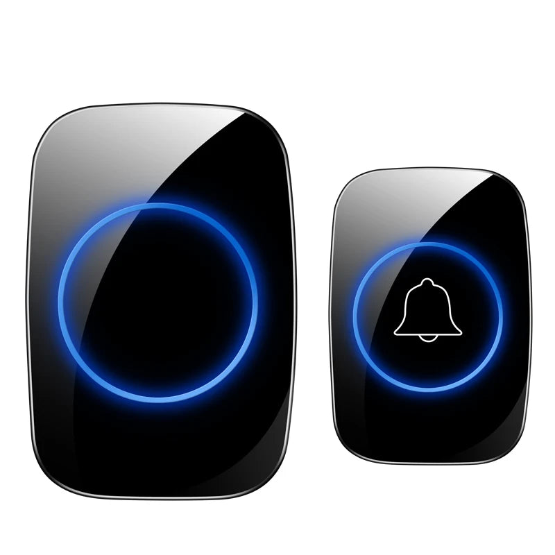 Home Welcome Doorbell Intelligent Wireless Doorbell Waterproof 150M Remote EU AU UK US Plug smart Door Bell Chime no Battery…