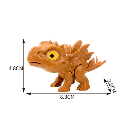 Jurassic Finger Dinosaur Triceratops Tyrannosaurus Model Toys for Kids Creative Finger Biting Dinosaurs Interactive Toy Boy…