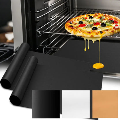 New Oven Liners Reusable Non-stick Anti Dirt Protection Pad Heat Resistant BBQ Grill Mat for Barbecue Cooking Baking Accesso…