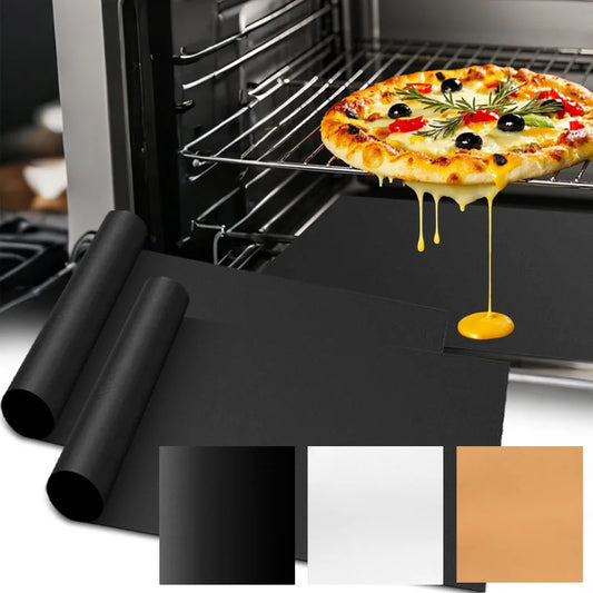 New Oven Liners Reusable Non-stick Anti Dirt Protection Pad Heat Resistant BBQ Grill Mat for Barbecue Cooking Baking Accesso…
