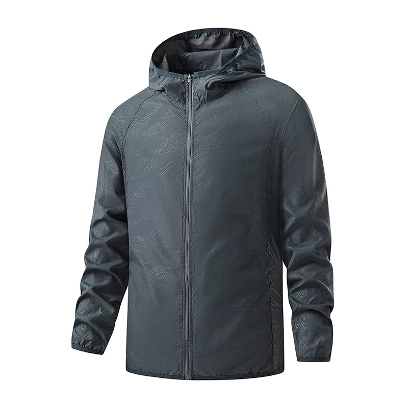 LNGXO Waterproof Hiking Jackets for Men and Women Sun Protection Windbreaker Camping Climbing Rain Coat Unisex Portable Clot…