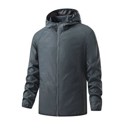 LNGXO Waterproof Hiking Jackets for Men and Women Sun Protection Windbreaker Camping Climbing Rain Coat Unisex Portable Clot…