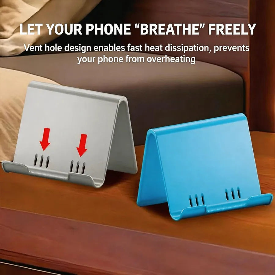 Adjustable Phone Holder Stand Portable Foldable Desktop Phone Support Universal Cell Phone Stand for iPhone, Samsung - image…
