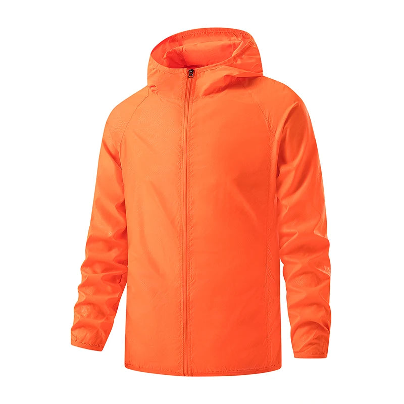 LNGXO Waterproof Hiking Jackets for Men and Women Sun Protection Windbreaker Camping Climbing Rain Coat Unisex Portable Clot…