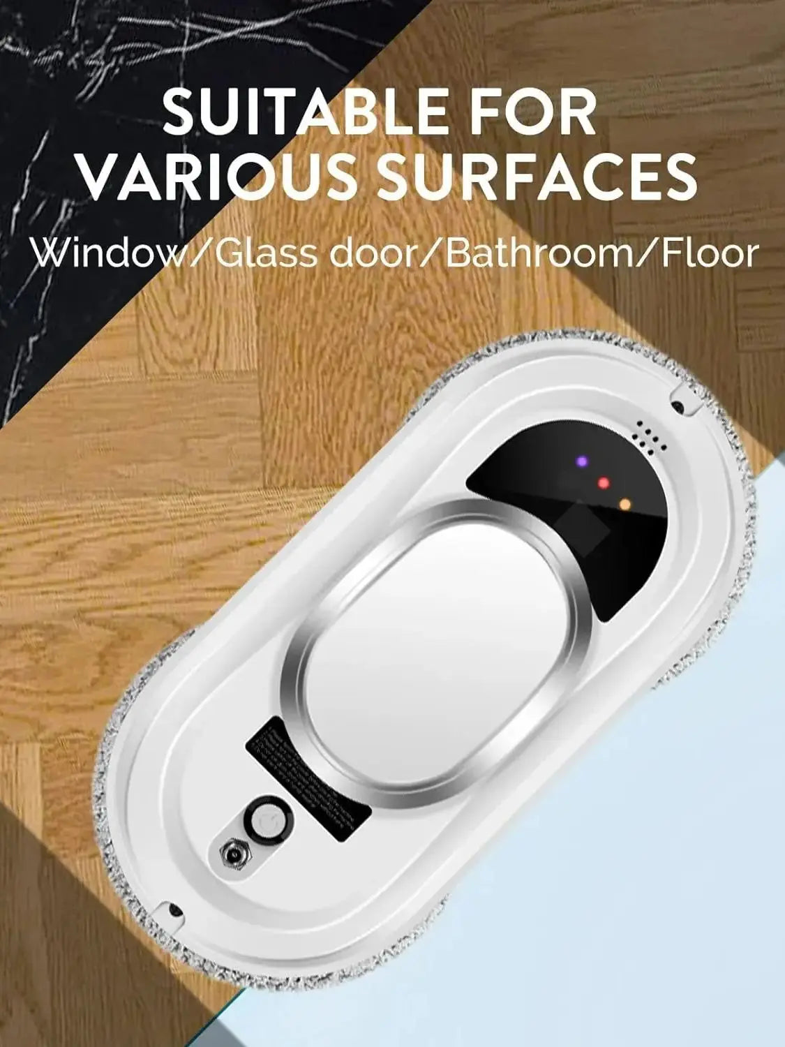 Electric Window Cleaning Robot 5600Pa Automatic & Remot Control Limpiacristales Vacuum Glass Washing Robot for Home Applianc…