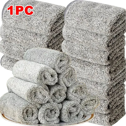 Microfiber Cleaning Cloths for Bicycle Car Kitchen Towel Absorbent Soft And Stain-removing Cloth Reusable Cleaning Towels -…