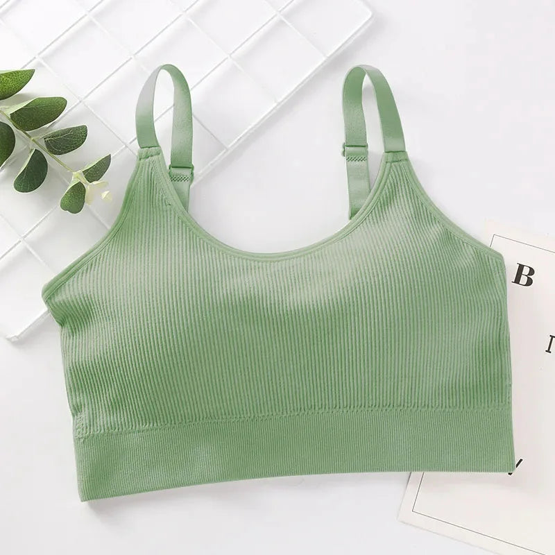 Sexy Underwear Women Gather No Steel Ring Lingerie Bra Tube Top Wrapped Chest Beauty Back Actival Cotton Thin Section Tube T…
