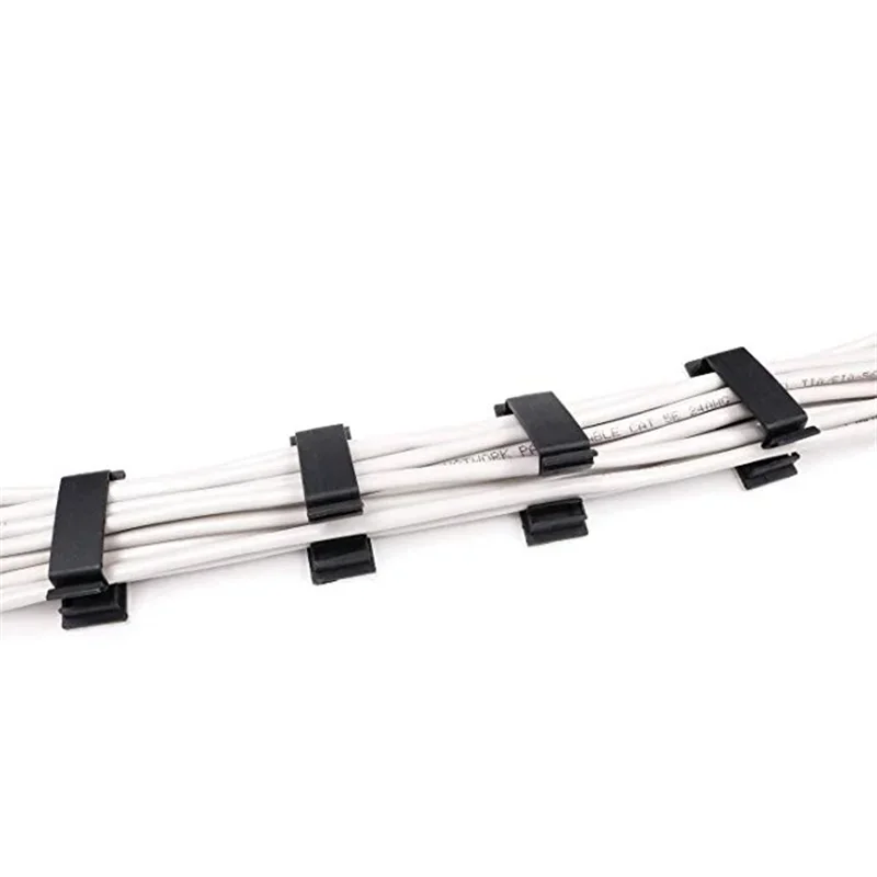 Cable Fixing Clip Cable Wire Sorting Buckle Chassis Organizer 19*47 Black and White Organizer - image 6