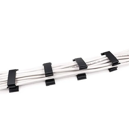 Cable Fixing Clip Cable Wire Sorting Buckle Chassis Organizer 19*47 Black and White Organizer - image 6