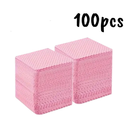 20/600pcs Lint-Free Nail Wipes Gel Cleansing Tissues Aluminum-Free Nail Polish Remover Pads for NaiArt Beauty Cleaning Care…