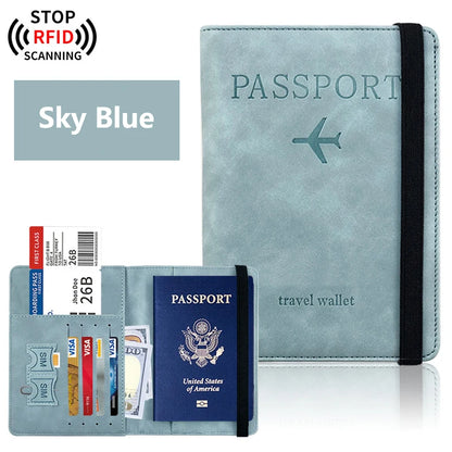 Passport Holder for Travel Essentials Passport Wallet Cover Case for Travel Accessories,Passport Book Holders for Women/Men…
