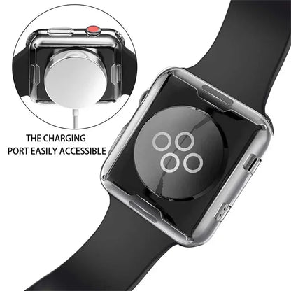 Soft TPU Screen Protector for Apple Watch 10 9 8 45mm 41mm 44mm 42mm 46mm 49mm Full Case Cover for IWatch Ultra 7 SE 6 5 4 3…