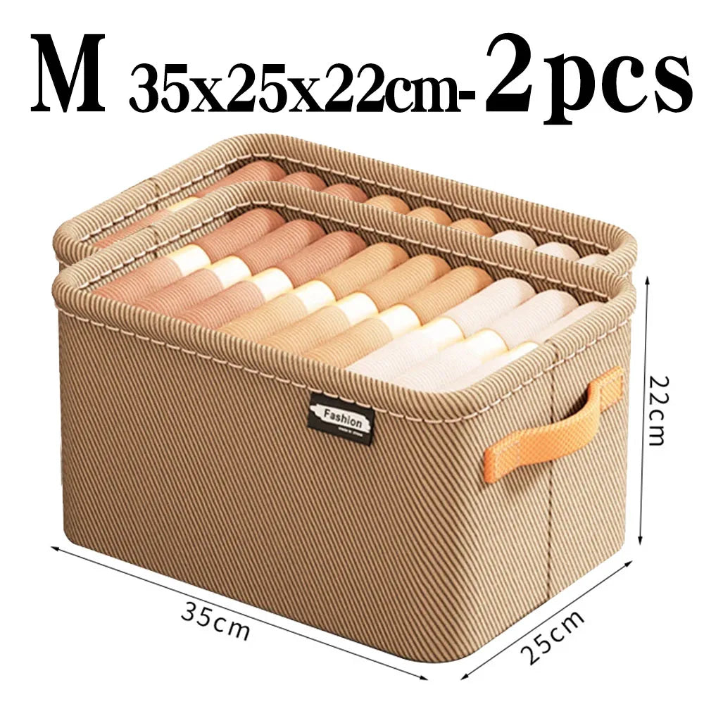 Thicken Clothes Organizer Pants Sweater Storage Cabinets Drawers Organizer Jeans Storage Box Wardrobe Clothes Storage Organi…