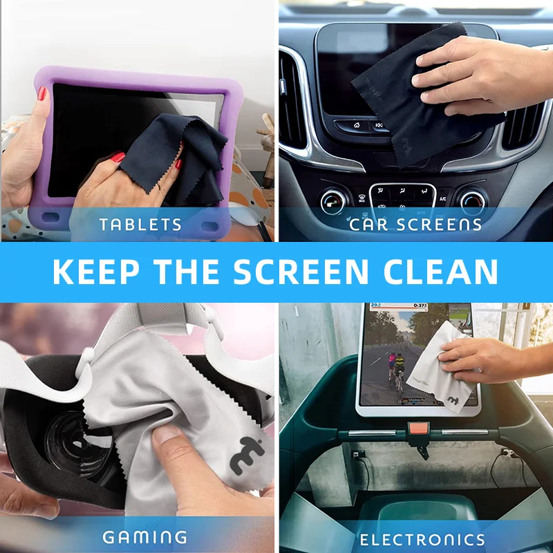 MagiicFiber Microfiber Cleaning Cloths, High Density Non-Streaking Wipes, Soft and Efficient Premium Cleaning Cloths - image…