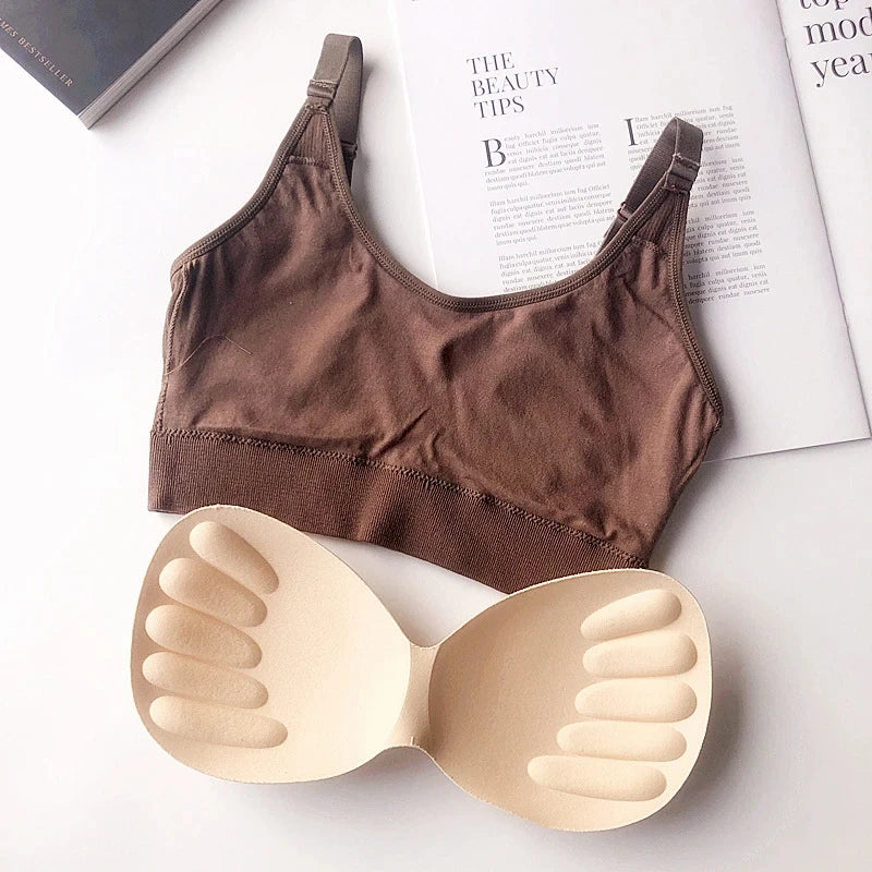 Sexy Underwear Women Gather No Steel Ring Lingerie Bra Tube Top Wrapped Chest Beauty Back Actival Cotton Thin Section Tube T…