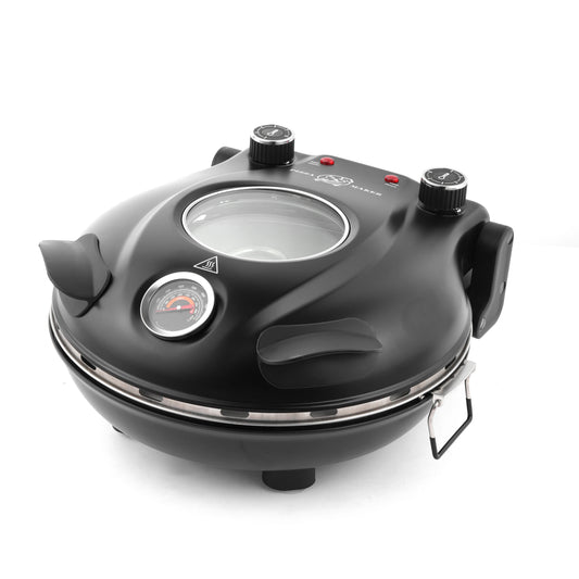 Klaif Electric Pizza Maker, 420℃, 1200 Watt, 5 Separate Temperature Levels, Flame Resistant Stone Plate 1200W 32cm - image 2