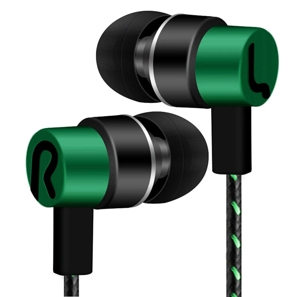 3.5mm In-Ear Wired Headphone 2 Basic Box Bass Stereo Earbuds Mobile Headphone Noise Cancelling Superb Bass Stereo Earphone -…