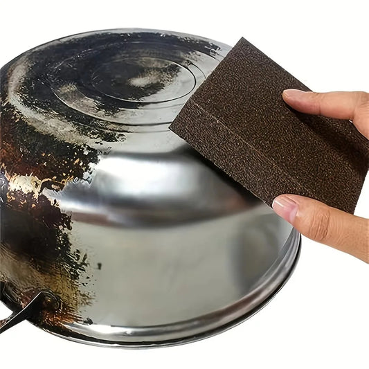 Magic Descaling Emery Sponge Household Cleaning Brush Useful Things For Kitchen Remove Pot Bottom Stubborn Stains Products T…