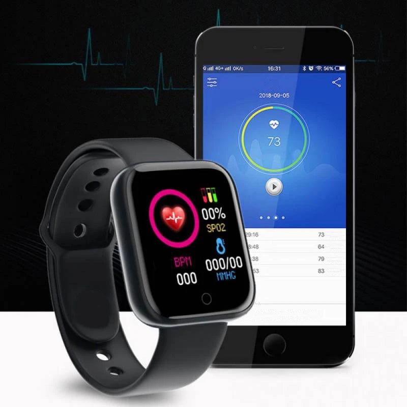 Smart Watch For Women Men Wristwatch Bluetooth Connected Phone Player Music Fitness Sport Bracelet Sleep Monitor Digital Wat…
