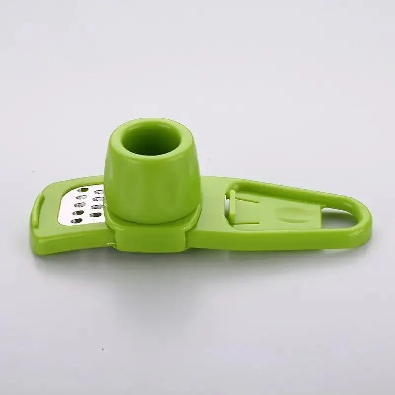 1 Pack Mini Garlic Grinder Creative Garlic Press Kitchen Garlic Mash Manual Garlic Mashing Green Kitchen Gadgets - image 3