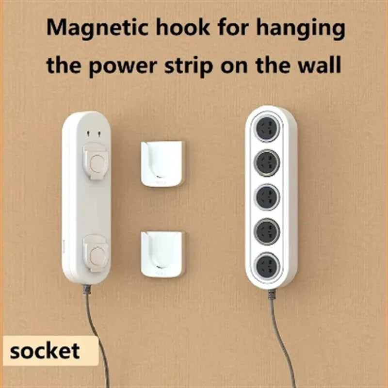 (1 Pairs) Strong Magnetic Remote Control Holder Wall Mount TV Remote Wall Mount Holder Hook Fan Remote Holder Magnetic Hooks…
