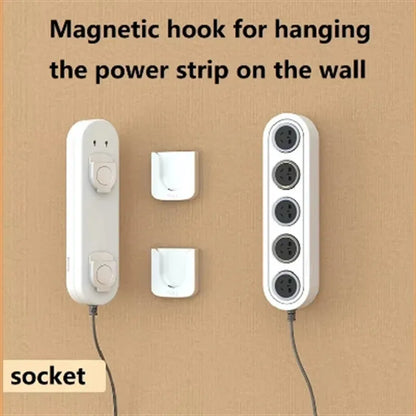 (1 Pairs) Strong Magnetic Remote Control Holder Wall Mount TV Remote Wall Mount Holder Hook Fan Remote Holder Magnetic Hooks…