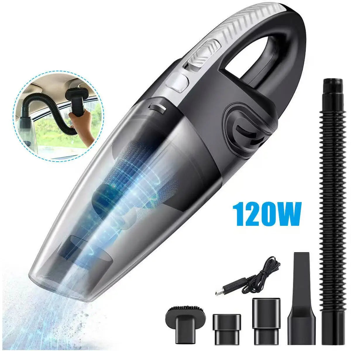 2025 New Handheld Vacuum Cleaner Multi-Function Integrated Machine Home Car Portable Wireless High Suction Gift - image 7