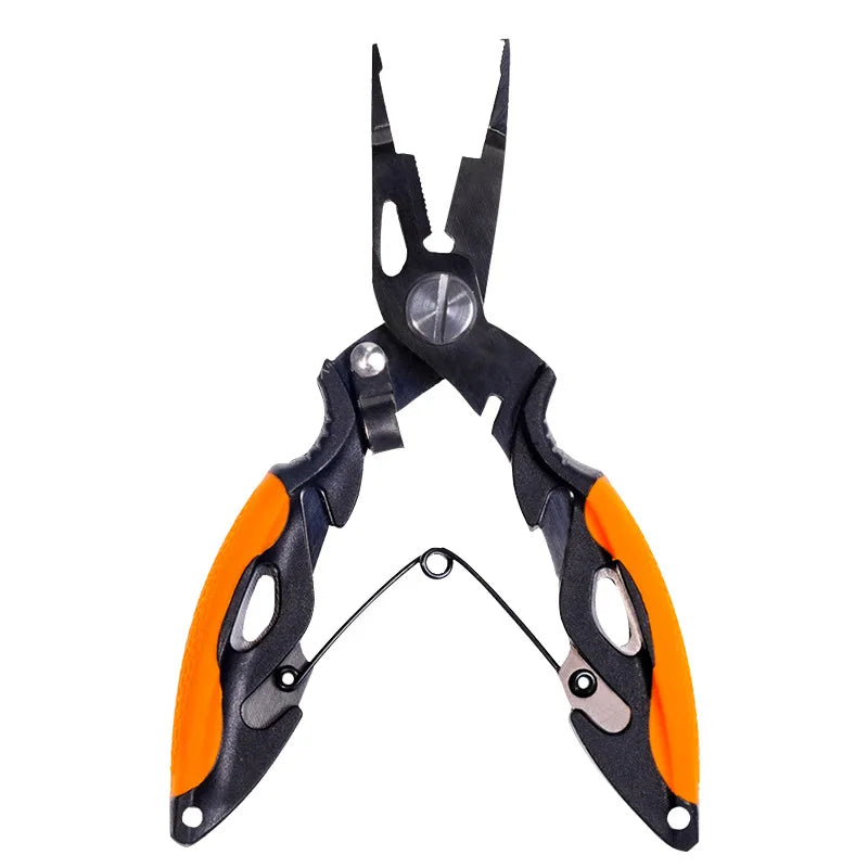 Multifunction Fishing Pliers Tools Accessories for Goods Winter Tackle Pliers Vise Knitting Flies Scissors Braid Set Fish To…