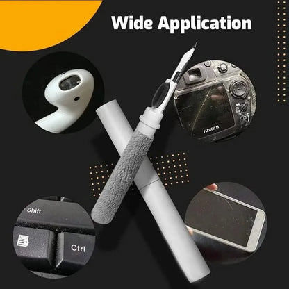 2 IN1 Cleaner Kit Set Earphones Cleaning Pen for Airpods 3 Pro Case 13 Brush Headsets Cleaners Earbuds Cleaning Tools - imag…