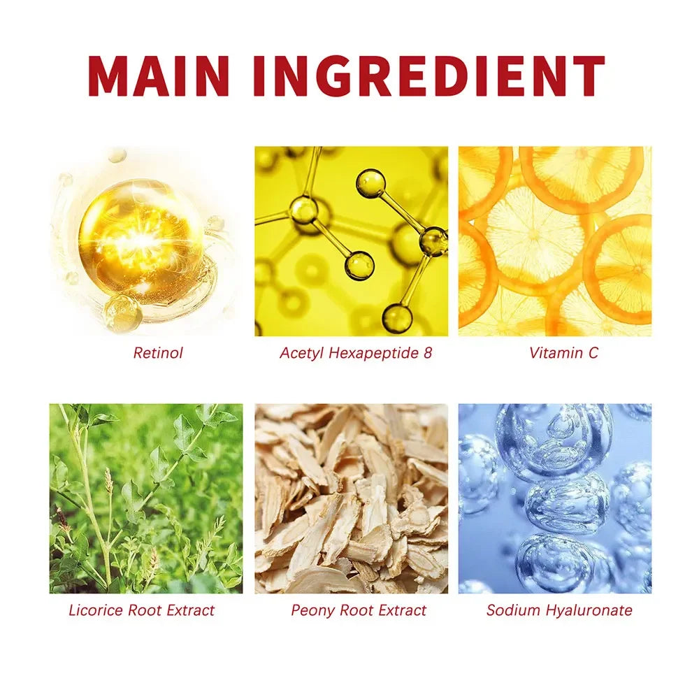 Retinol Lifting Firming Cream Collagen Smooth wrinkles Face Cream For Moisturizer Whitening Brighten Skin Products - image 5