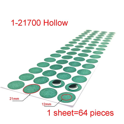 18650 21700 32650 Li-ion Battery Insulation Gasket Barley Paper Battery Pack Cell Insulating Glue Patch Electrode Insulated…