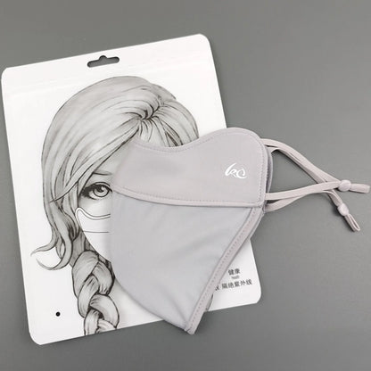 2026 NewThin Sunscreen Face Scarf Ice Silk Mask Summer Cover Veil Eye Protection Gini Golf - image 3