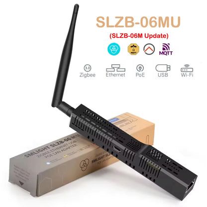 SMLIGHT SLZB-06/M/P7 Zigbee 3.0 to Ethernet,USB,and WiFi gateway coordinator with PoE,works with Zigbee2MQTT,Home Assistant,…