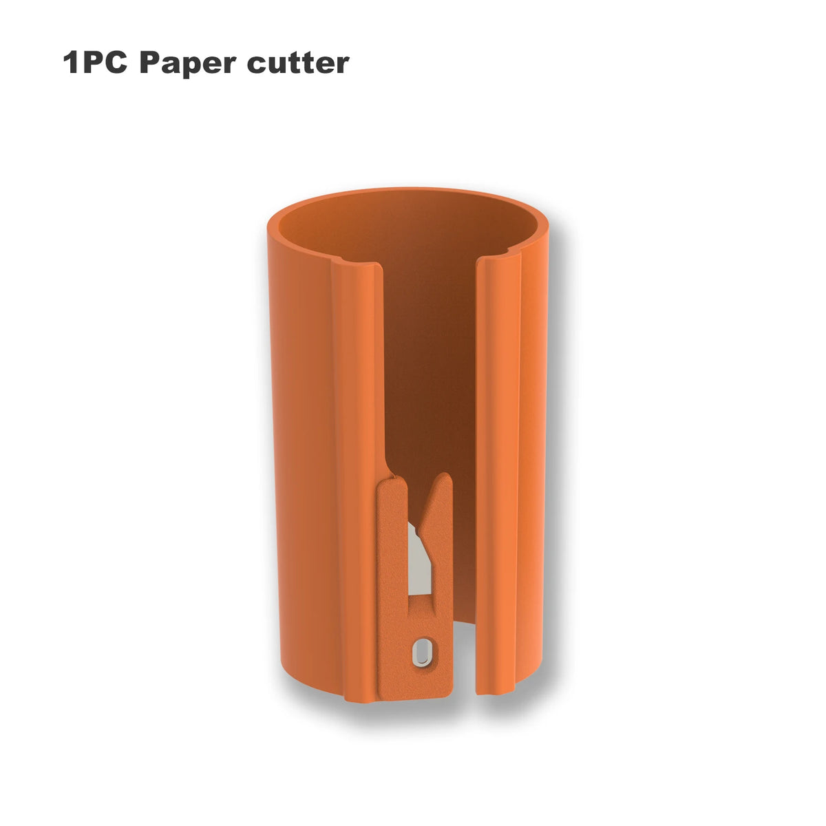 HORN Sliding Wrapping Paper Cutter - Easy-Glide Gift Wrap Trimmer for Christmas & Birthdays, Durable ABS，, Orange/Black - im…