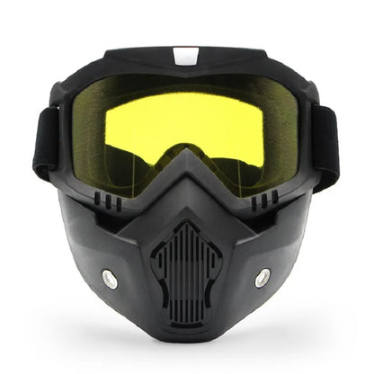 Dustproof Motocross Glasses Adjustable Motorcycle Goggles Breathable Full Face Protective Motorbike Dirt Bike Off-road Mask…
