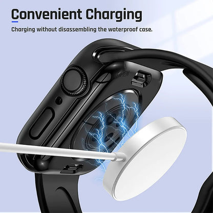 Tempered Glass+Case For Apple Watch 38mm 40mm 41mm 42mm 44mm 45mm 46mm Screen Protector Protective Cover iWatch 10 8 7 9 6 S…