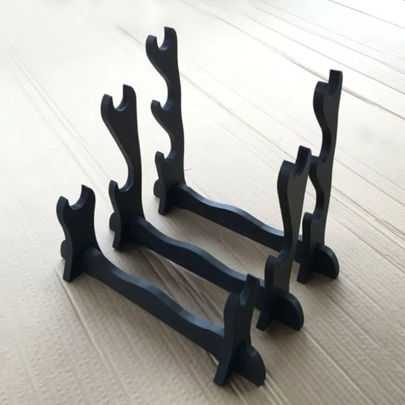 Stand Katana Storage Shelves Wooden Sword Rack Floor Sabre Holder Support Display Japanese Katana Weapon Shelf Home Organize…