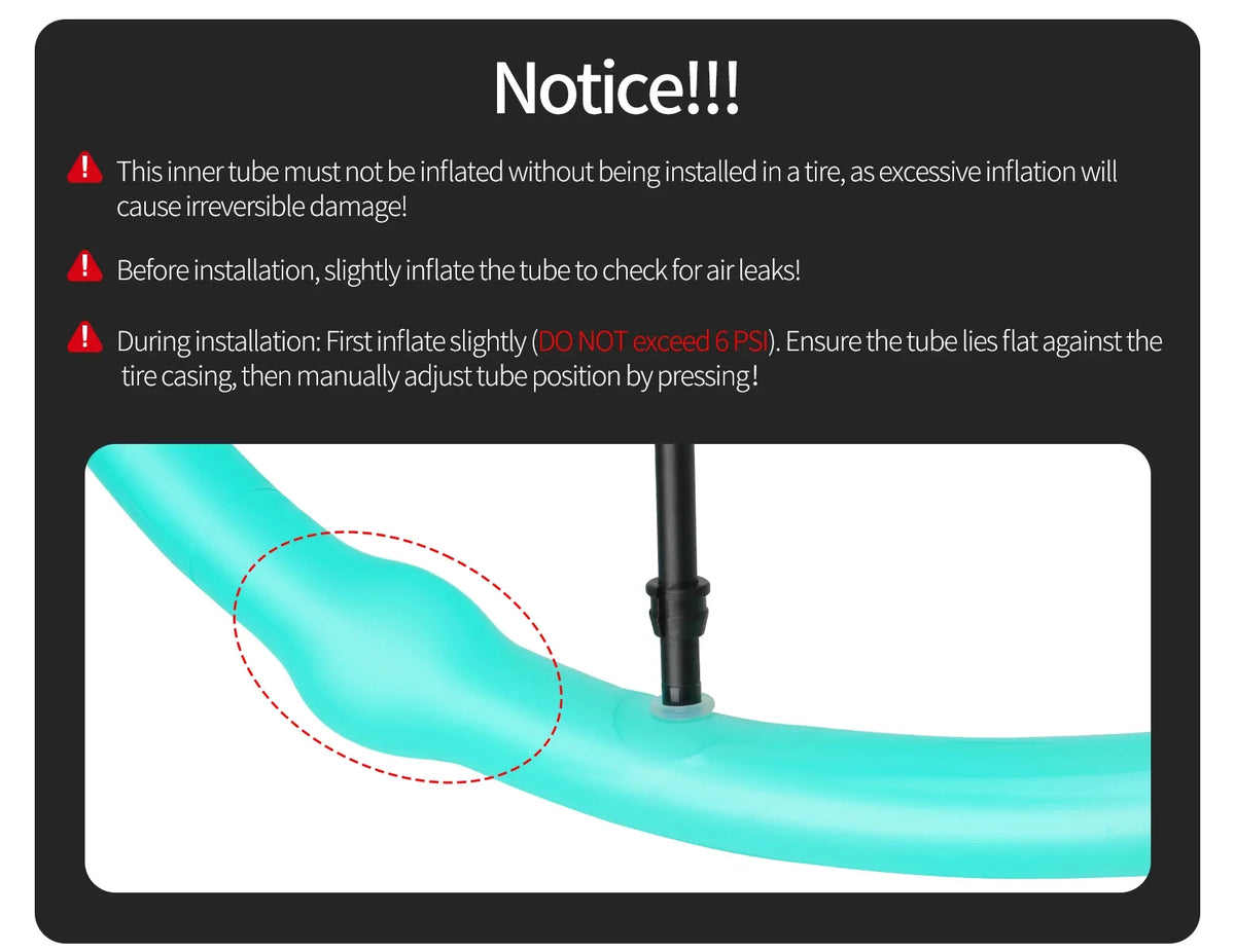 MEROCA Road Bike TPU Inner Tube 700x23-32C FV 45L/65L/80L Ultra-light Road Bicycle Inner Tube - image 2