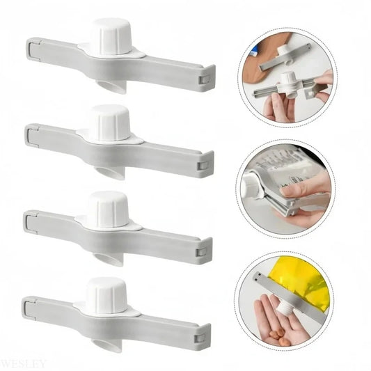 Kitchen Storage Food Snack Sealing Bag Clips Screw Cap Seasoning Bag Milk Powder Bag Preservation Clip Gadgets Home Accessor…