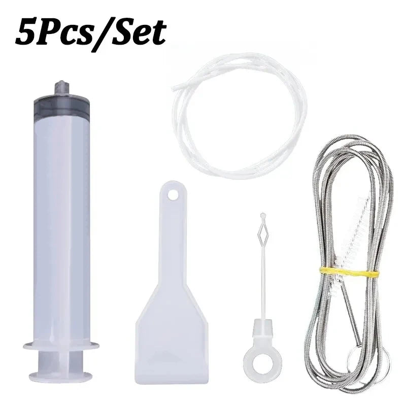 5/6 Pcs Refrigerator Drain Hole Clog Remover Fridge Hole Brush Water Outlet Cleaner for Household Clean Dredge Cleaning Tool…