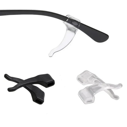 2/40pcs Silicone Ear Hook Anti-slip Glasses Leg Ear Sleeve Bracket Fastener Sunglasses Accessories Grip Anti-fall Eyewear Ho…