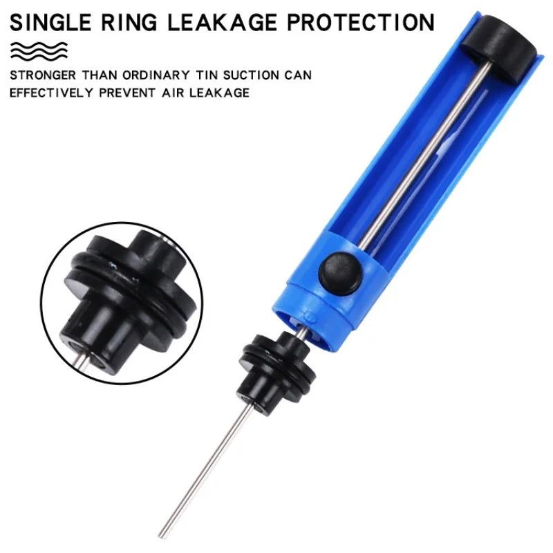Aluminum Metal Desoldering Pump Suction Tin Gun Soldering Sucker Pen Removal Vacuum Desoldering Pump Tool - image 4