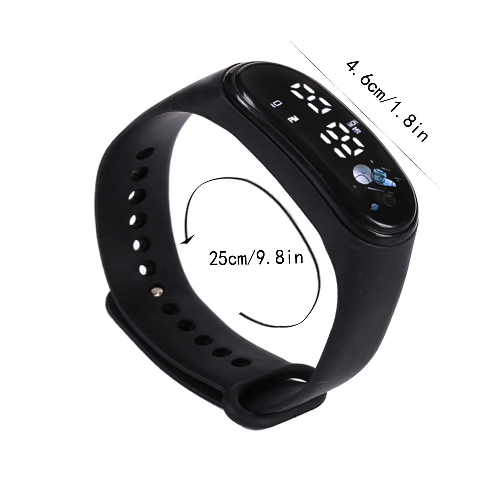 Kawaii Smart Watch For Kids Fashion Outdoor Waterproof Sports Kids' Watches Boy Girls Digital Watches Silicone montre enfant…