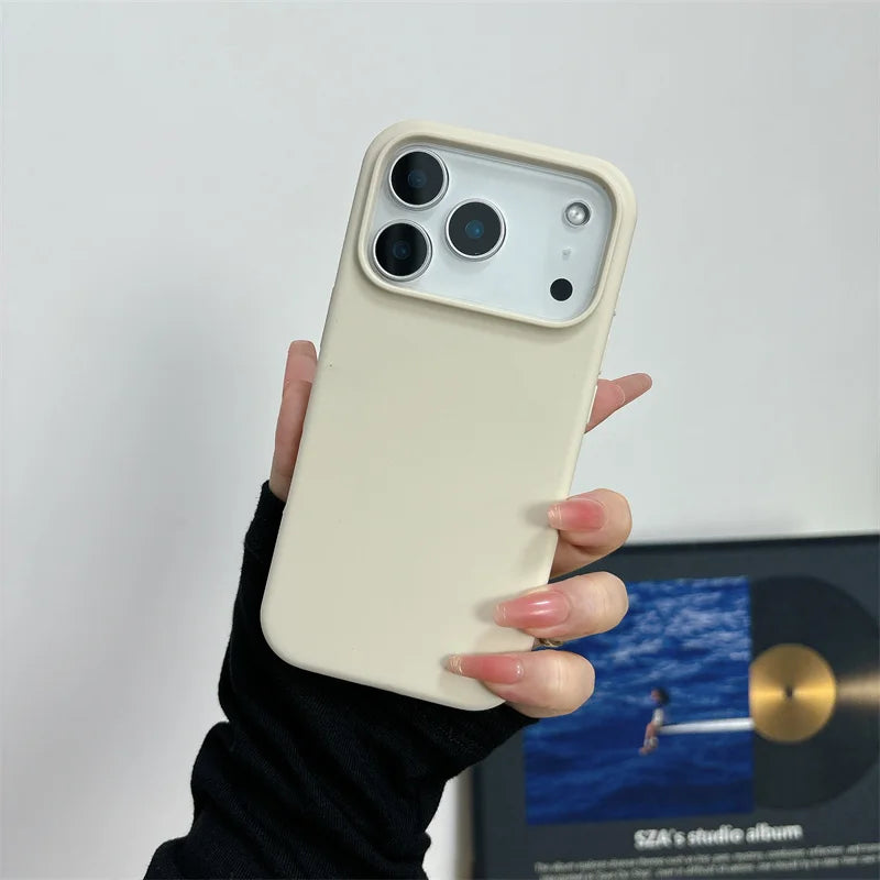 Magnetic Liquid Silicone Case for iPhone 17/17 Air/17 Pro/17 Pro Max For Magsafe Big Camera Hole Cover Shockproof Protective…