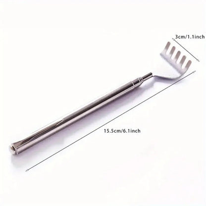 Compact Telescopic Back Massager – Portable Extendable Stainless Steel, Ideal Birthday Gift & Christmas Stocking Stuffer for…