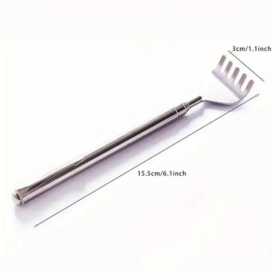 Compact Telescopic Back Massager – Portable Extendable Stainless Steel, Ideal Birthday Gift & Christmas Stocking Stuffer for…