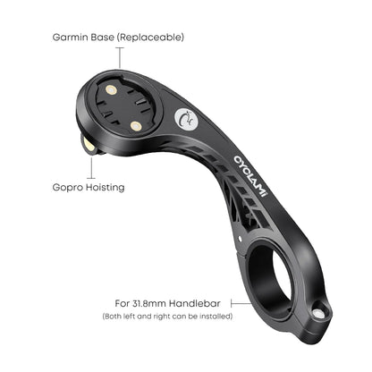 CYCLAMI S2 Bike Computer Mount Mountain Road Bicycle GPS Headlight Holder Bracket Support For GARMIN XOSS IGPSPORT Magene Co…
