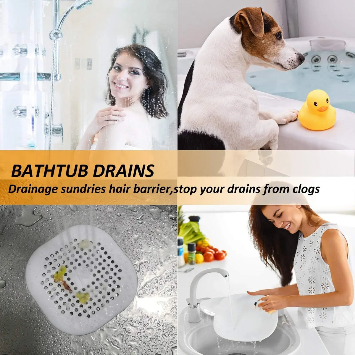 Plug Stopper Kitchen Sewer Silicone Bathroom Floor Bathtub WaterFilter Home Accessories shower drain hair catcher sink strai…